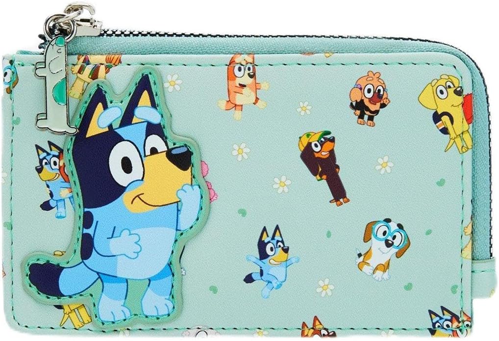 Hot Topic Her Universe Bluey Flower Mini Wallet MULTI NONE