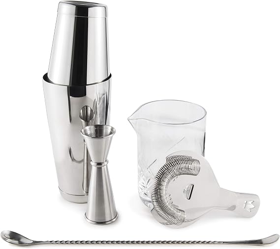 Cocktail Kingdom Essential Cocktail Set (Stainless Steel)