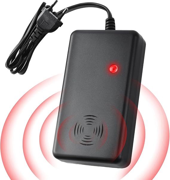 Warmfay Marderschreck mit Stecker Marderabwehr Haus Marderfalle Marder Ultraschall für Dachboden Scheune Garage Keller 230 V mit Netzstecker