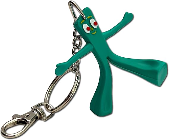 NJ Croce Gumby 3" Bendable Keychain