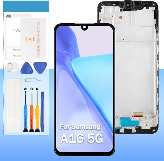 OLED for Samsung Galaxy A16 5G Screen Replacement,for Samsung A16 SM-A166B SM-A166B/DS SM-A166P SM-A166P/DS SM-A166E SM-A166E/DS 6.7 LCD Display Touch Digitizer Glass Assembly