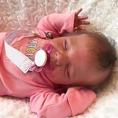 BABESIDE 20 Lifelike Reborn Baby Doll - Realistic Sleeping Girl with Toy Accessories Gift Set for Kids Age 3& Collectors