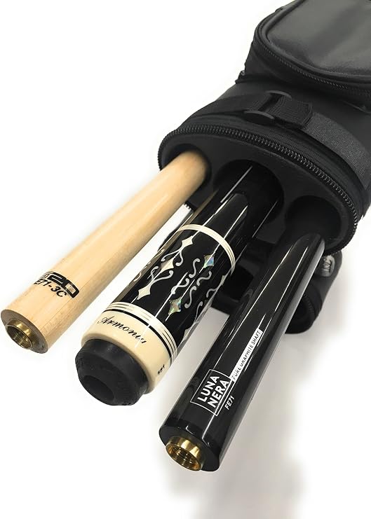 Longon Carom Cue Armonia VP2 with One Luna Nera Shaft and One S20 Shaft & Case * 3 Cushion Billiards.