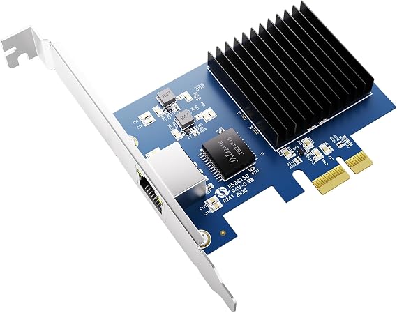 10Gb PCIe Network Card, Realtek RTL8127 10G RJ45 Ethernet Adapter