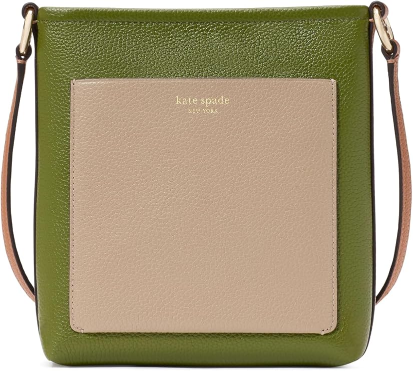 kate spade new york Ava Colorblocked Pebbled Leather Small Swingpack