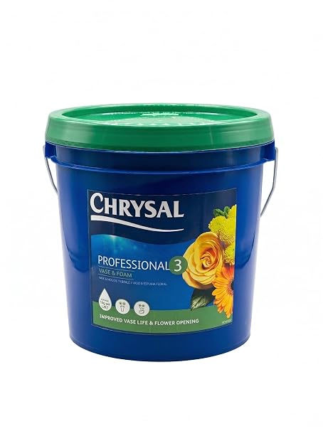 Chrysal Professional 3 Vase & Foam Powder - Complete Vase Solution for Cut Flowers (1, 5 LB.)