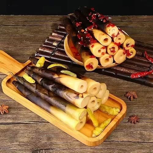 Spicy hand peeled bamboo shoots 【500bag】spicy strips,Pickled pepper bamboo shoots,fresh bamboo shoots sour bamboo shoots,delicious snacks latiao,Side dish Pickled Pepper Flavor,1bag