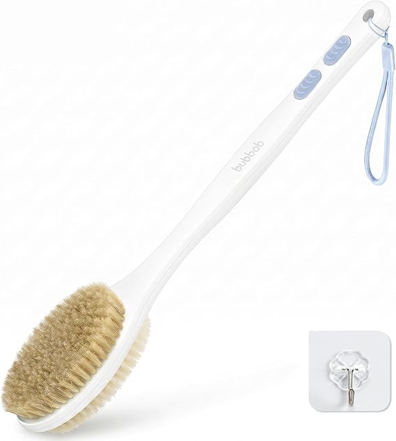 Back Scrubber for Shower with Long Handle, Blue