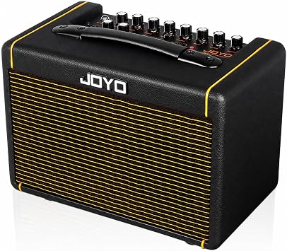 JOYO 20W Guitar Amp for Acoustic Guitar Built-in Bluetooth and Battery with Reverb Chorus Delay Effect for Practicing and Outdoors (AC-20S)