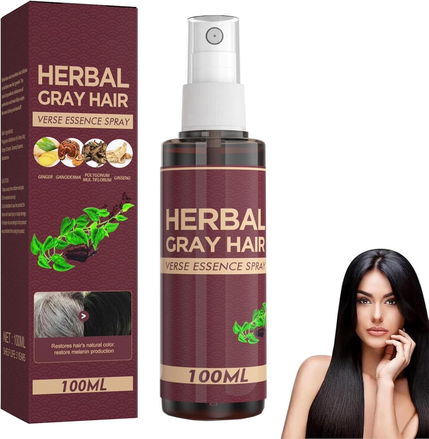 Herbal Essence Conditioner, Herbal Gray Hair Spray, Herbal Gray Hair Essence Hair Darkening Conditioner Hair Coloring