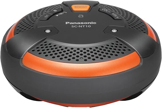 Panasonic SC-NT10-D TOUGH BlueTooth Portable Wireless Speaker System (Orange/Black)