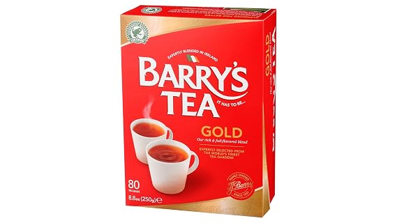 Barry's Tea 80ct Black Tea | Gold Blend | Imported Irish Tea | 1 Pack