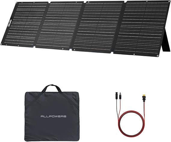 Allpowers Se200 200w ポータブルソーラーパネル 発電所用