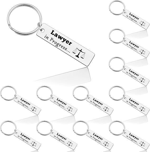 12Pcs Lawyer Gifts Graduation Gift for Law Student Attorney Gift Inspirational Keychain To Be Lawyer Gift Law Assistant Gift Thank You Gift for Lawyer Scales of Justice Gift Lawyer Gift for Women Men