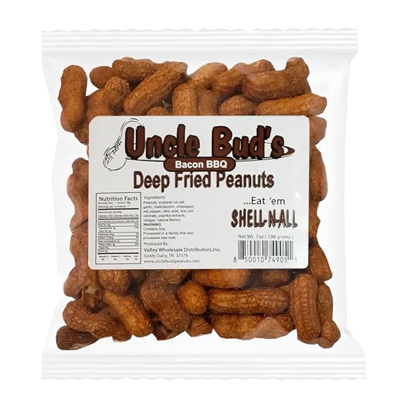 Deep Fried Peanuts In Shell, Bacon BBQ Flavor