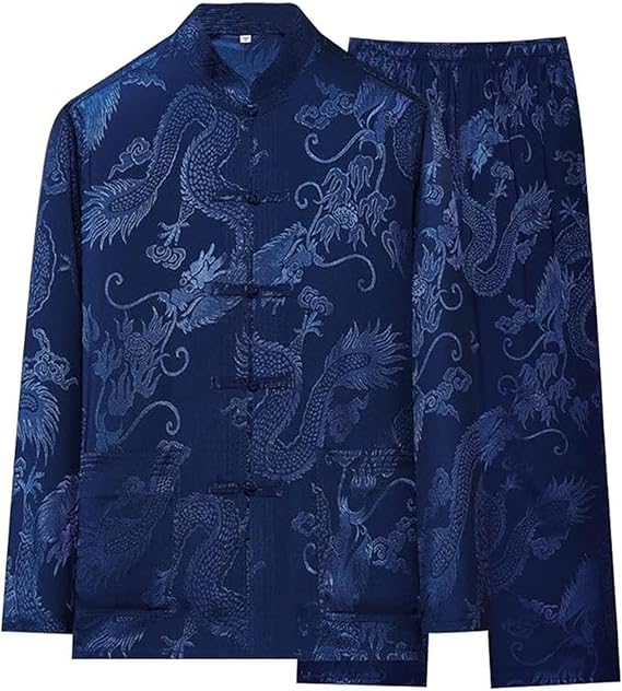 Martial Arts Training Suit Martial Arts Uniforms Long Shirt Pants Set Men Womens Tai Chi Uniform Suit Kung Fu Clothing
