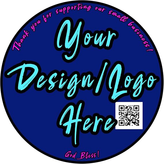 Custom Personalized Labels & Stickers | Business Logo, Waterproof, Small Business Branding, Customizable Sticker Printing, Promotional Items, Water Bottle Labels, Custom Logo Designs