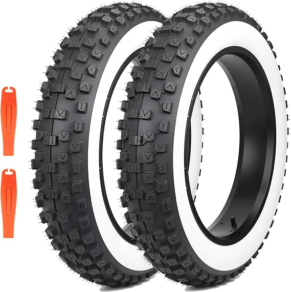 1/2パック ファットタイヤ Ebike マウンテンバイク 高耐久 高性能 耐摩耗性 スノーバイクタイヤ 20/26 x 4.3色
