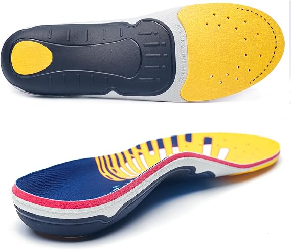 Plantar Fasciitis Relief Arch Support Insert Flat Feet Orthotics para