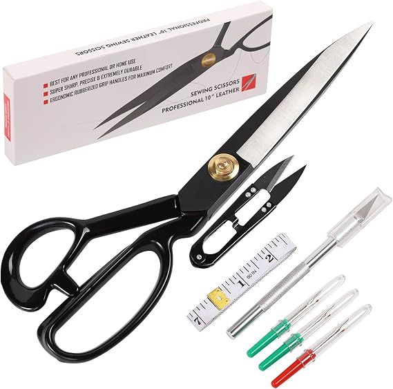 Professional Fabric Scissors, 9 inch Tailor Scissor Heavy Duty