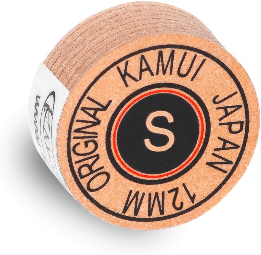 KAMUI Original Laminated Pool Billiard CUE TIP - 1 pc Soft, 12 mm
