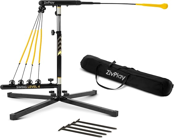 ZivPlay Baseball Hitting Trainer Baseball Swing Trainer Softball and Baseball Training Equipment for Batting Practice