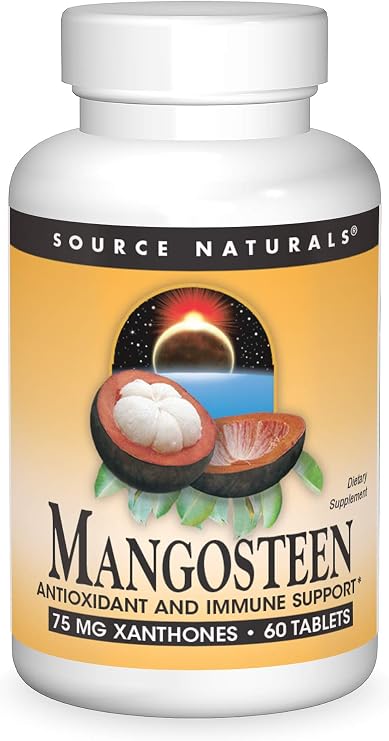 Source Naturals, Mangosteen, 75 mg -60 Tablets