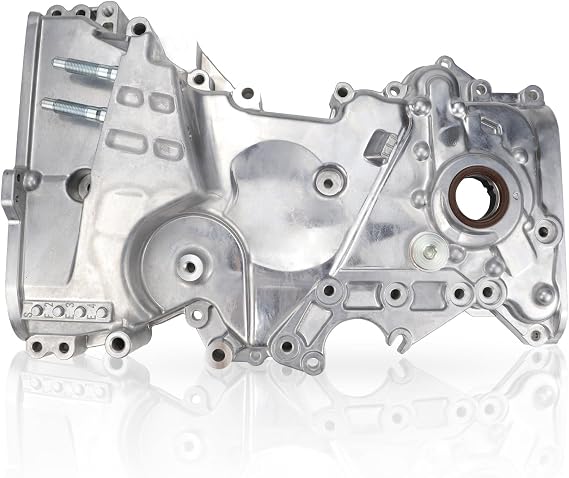 213502E300 Engine Oil Pump and Timing Cover Assembly Compatible with Hyundai Elantra 2014-2016, Elantra Coupe 2014, Elantra GT 2014-2020 1.8L 2.0L L4