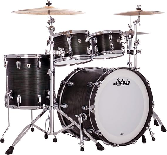 Ludwig Classic Oak Studio 22 4-piece Shell Pack - Smoke