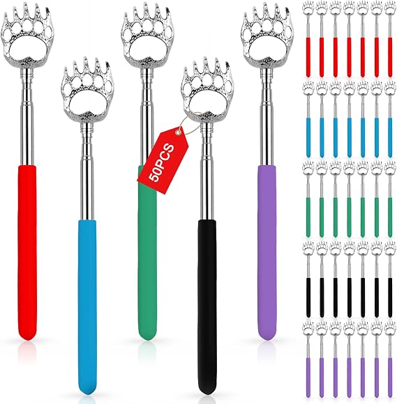 HOFASON 30 Pack Bear Claw Back Scratcher Fathers Day Dad Gifts Bulk for Men Adults Women, Christmas Stocking Stuffers, Thanksgiving White Elephant Gifts, Prizes Birthday Gift for Mom Dad Wife Husband