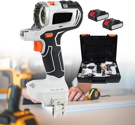 10 In 1 Woodworking Power Drill Sets, Portable Brushless Power Tool Combo Cordless Hand Drill, With 4.0 Ah Battery & Tool Box, For Decoration Worker