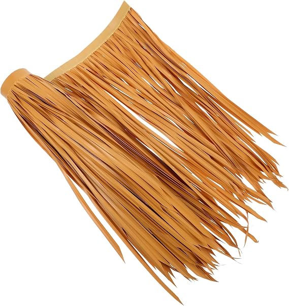 Straw Roof Thatch, 39.3 x 19.7 inch Mexican Style Artificial Palm Thatch Rolls, Tiki Bar Hut Grass Boat Blinds Palapa Thatch Roofing for Garden Patio Fence Decoration