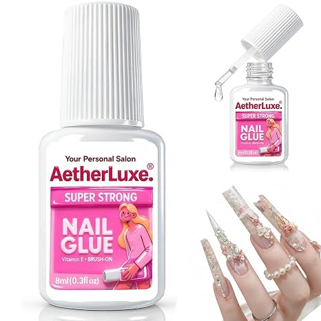 [Next-Gen] Super Strong Nail Glue for Press Ons,Nails Tips,30 Day Hold