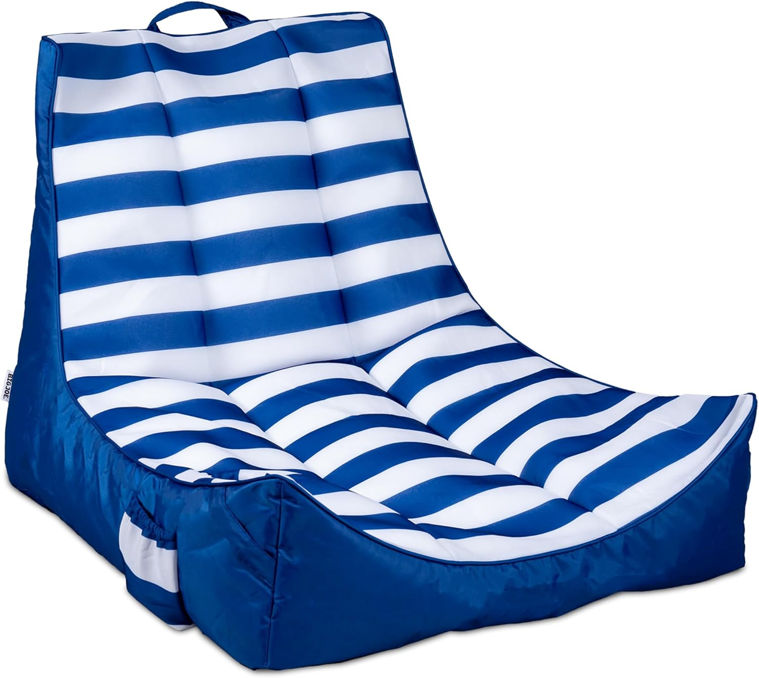 Big Joe Captains Float No Inflation Needed Pool Lounger, Double Sided Mesh, Quick Draining Fabric