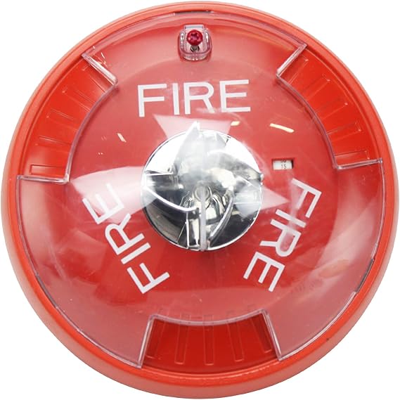 Wheelock Strc St Series Red Ceiling Mount Fire Alarm Signal Strobe