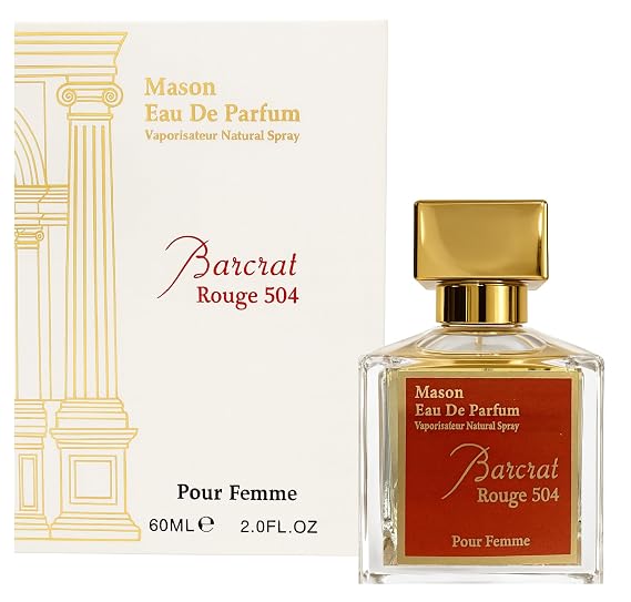 Beautiful Rouge Perfume for Women 2oz/60ml - Luminous Fragrance inspired by Baccarat Rouge 540 with Woody Ambery Floral Notes - for Daily Wear and Special Occasions
