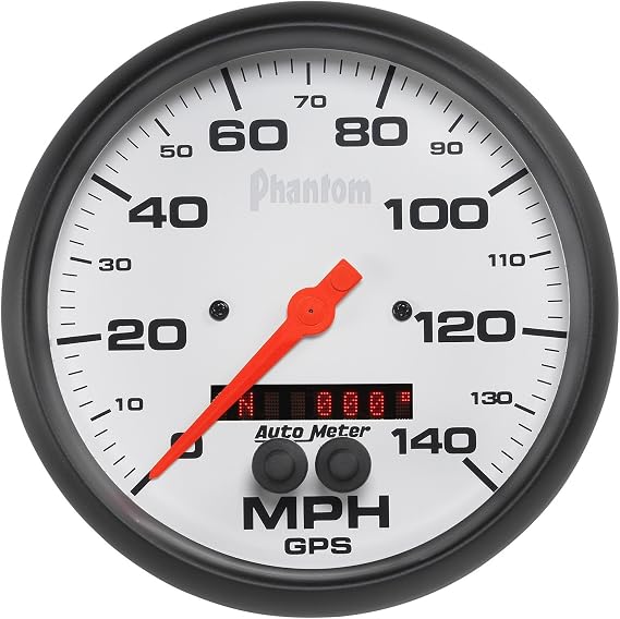 Auto Meter 5881 Phantom GPS Speedometer,5.000 in.