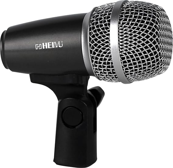HEIMU Wired Microphone Kit for Drum and Other Musical Instruments (Small Drum Mic)
