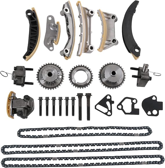 Engine Timing Chain Kit w/Chain Guide Tensioner Sprocket 9-0753S