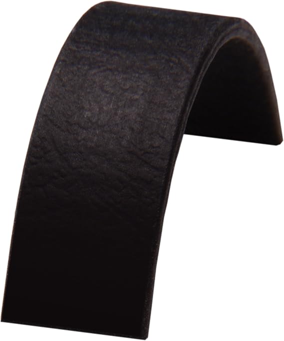 520 BETA Black Super Heavy (0.15" Thick) Multiple Widths Matte BIOTHANE - Leather Embossed | BIOTHANE USA (1-1/2" Wide, 25 Feet)