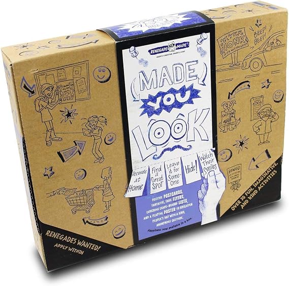 | Made You Look KIT | Fun and Creative Paper Art for Kids. Includes Unique Flyers, Postcards and Posters for Kids to Decorate and Leave Around Town!