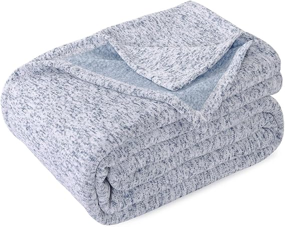 KAWAHOME Summer Sweatshirt Throw Blanket for Bed Lightweight Soft Thin