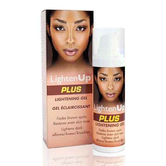 LightenUp Plus Brightening Gel with Pump - 1Fl oz / 30ml - With Coconut Oil and Alpha Arbutin