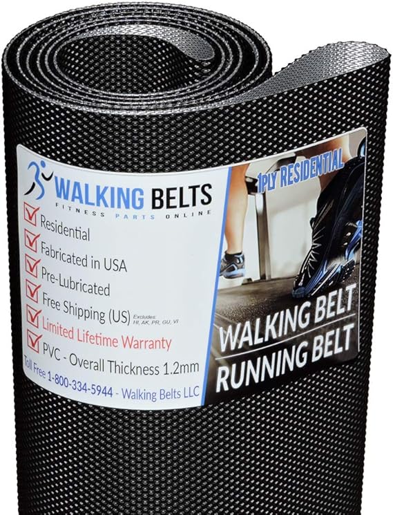 Walking Belts LLC - Weslo Cadence G 5.9 Treadmill Walking Belt WLTL296132 1ply Residential + Free 1oz Lube