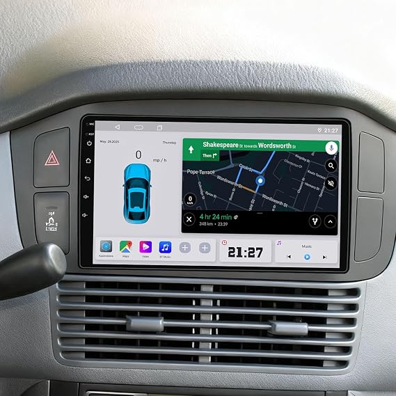 for Honda Pilot 2003-2005 Radio Update Car Stereo Replacement Head Unit with Carplay & Android Auto 8-Core 4+64G 9-Inches QLED Touch Screen