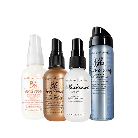 Bumble and bumble. Hairdresser's Invisible Oil Heat/UV Protection Leave-In Conditioner Hair Primer | Hydrating, Anti Frizz, Color Safe | All Hair Types and Textures | With Argan + Coconut Oil