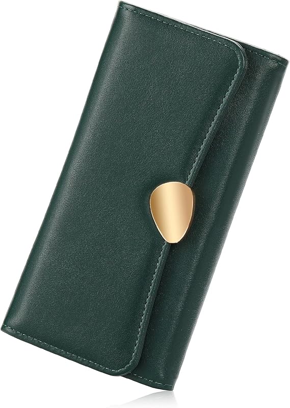 FALAN MULE Wallet for Women PU Leather Trifold Wallet Large Capacity Clutch Card Holder Purse
