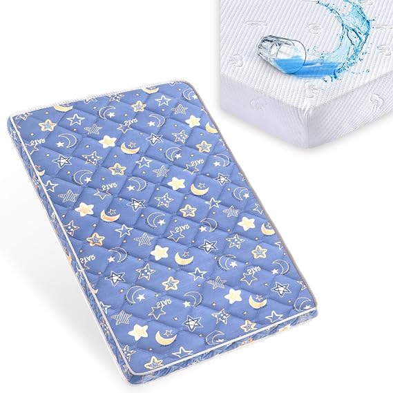 Pack and Play Mattress + Waterproof Pack and Play Mattress Protector