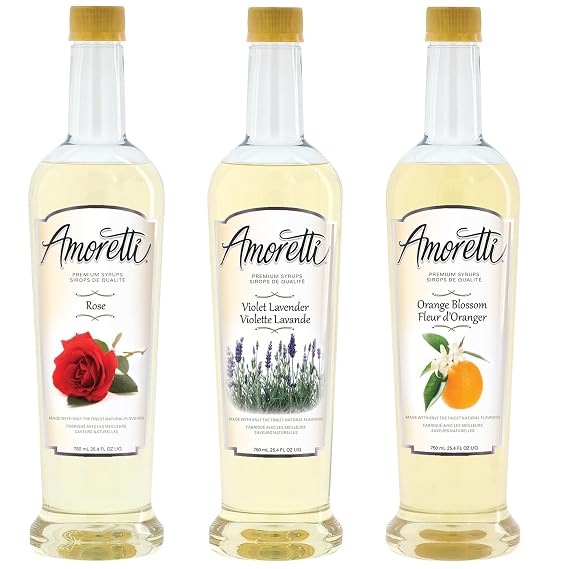 Amoretti - Floral Syrups 3 Pack