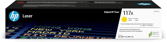 HP 117A Original Toner Cartridge for HP Laser 150 / HP Laser MFP 178/179 (W2072A) yellow